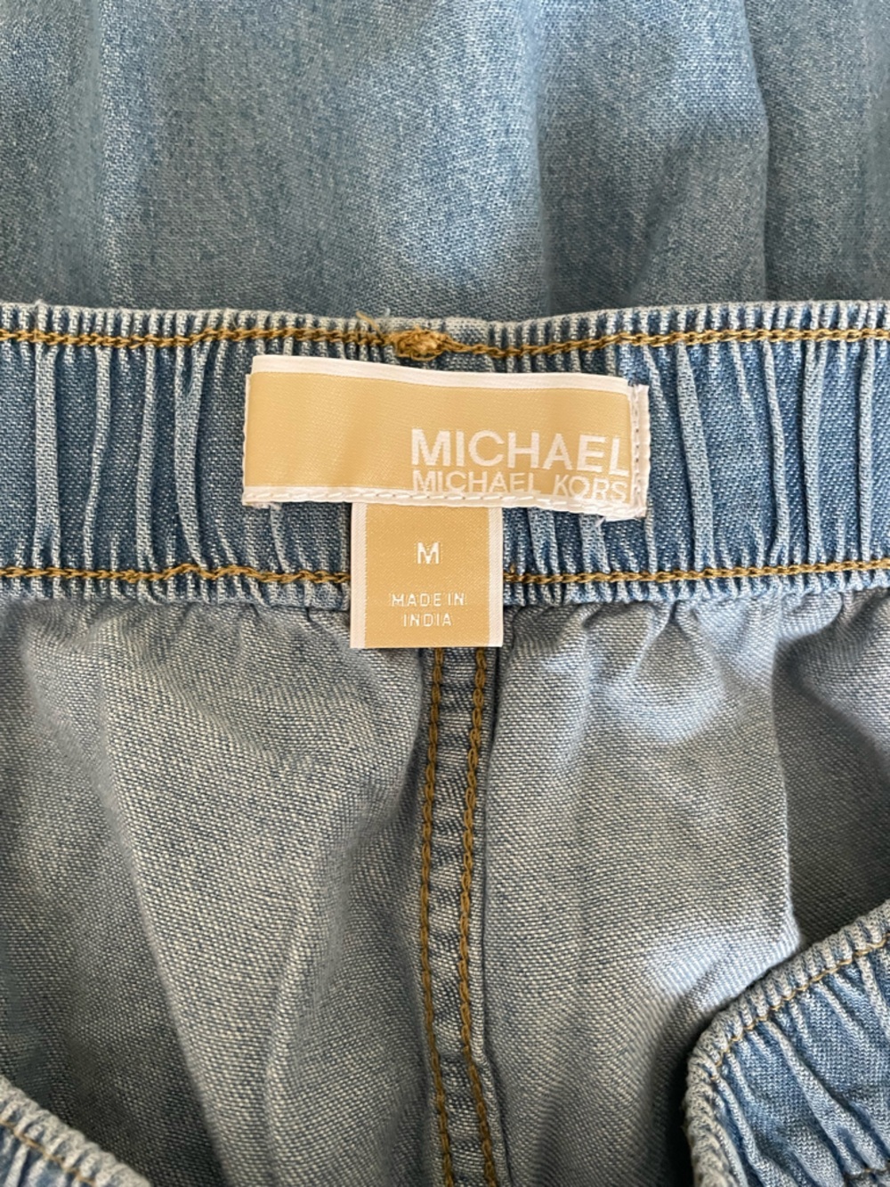 100% Cotton Denim Wide-Leg Pants - Picture 7 of 7